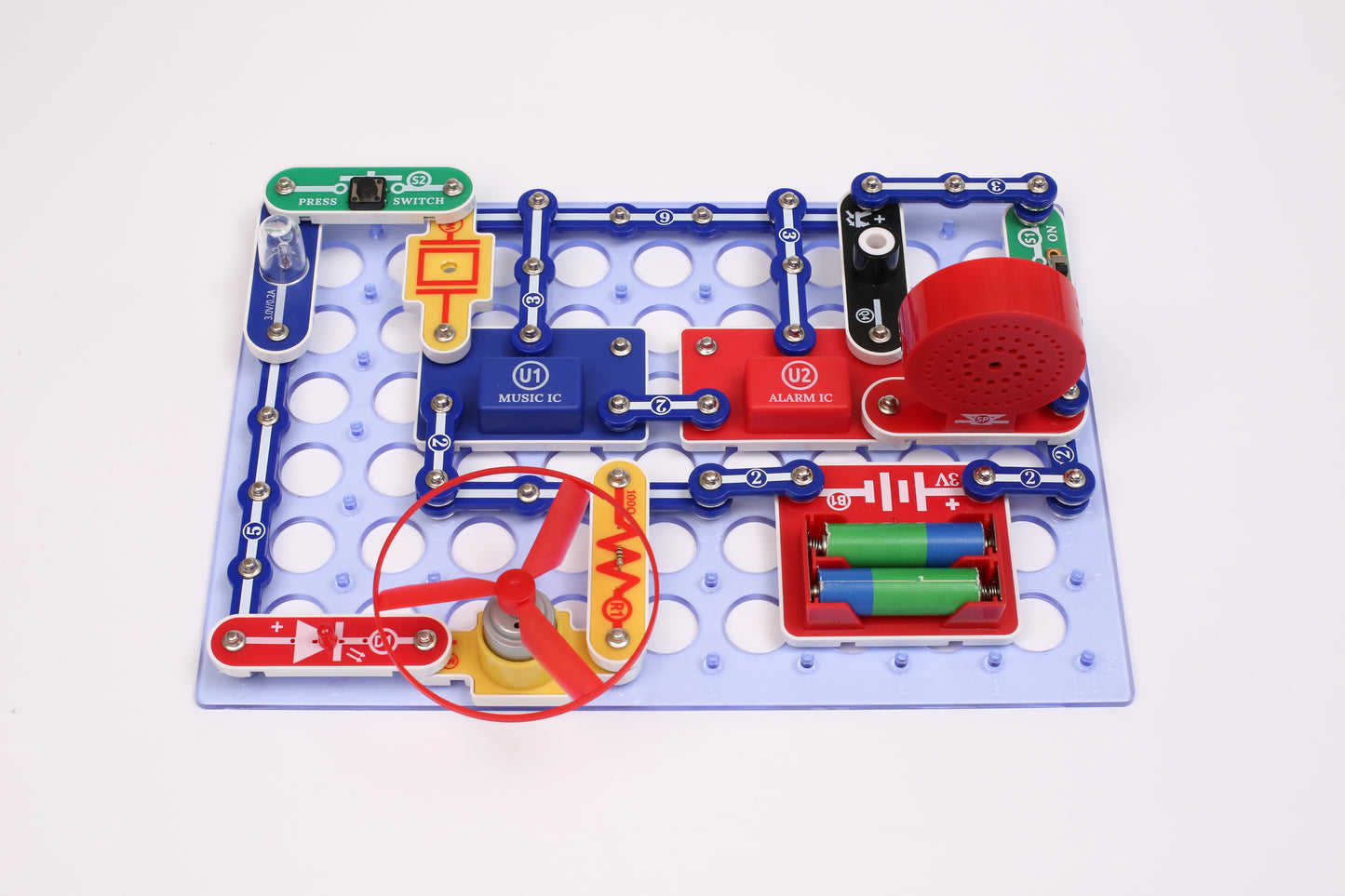 ONBOTS Electronic STEM Kit, 100 Projects with Color Manual