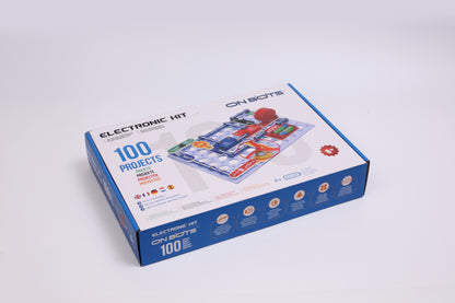 ONBOTS Electronic STEM Kit, 100 Projects with Color Manual