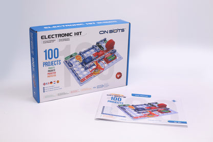 ONBOTS Electronic STEM Kit, 100 Projects with Color Manual
